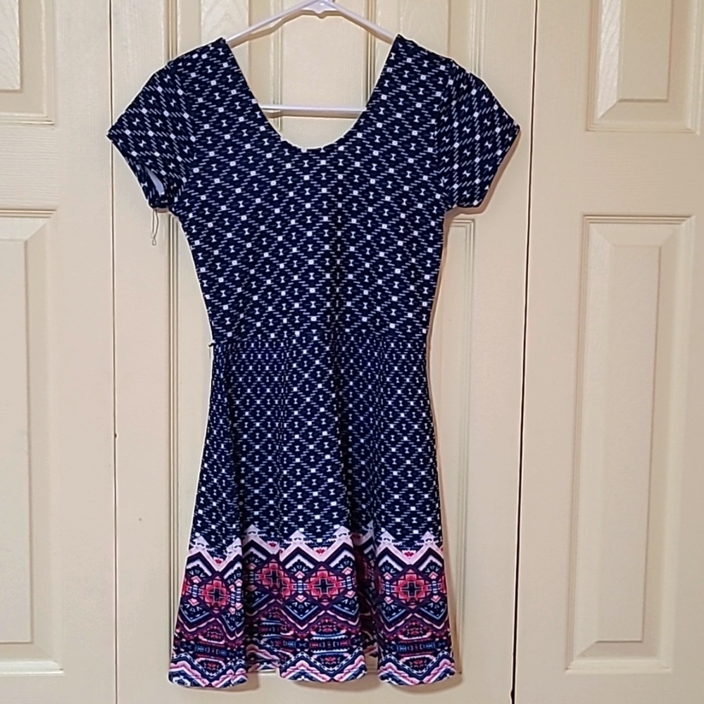 (3/$15) Girls skater dress Medium 12